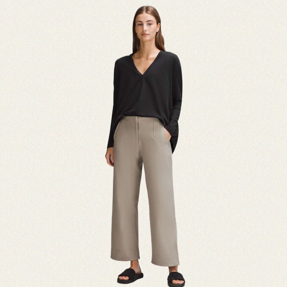 Lululemon Back In Action V-Neck Long-Sleeve Shirt